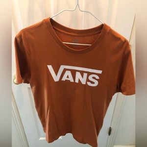 Vans Rust color loose tshirt.